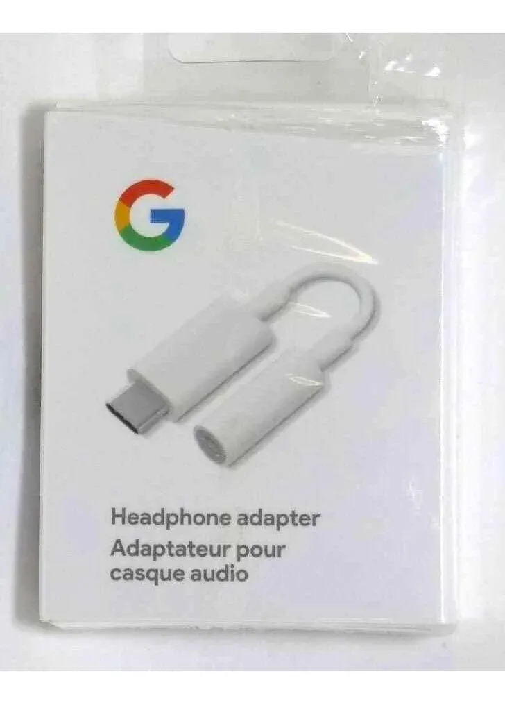 Adaptador de fone de ouvido USB tipo C para 3,5 mm para dispositivos Google Pixel e Pixel Pro compatível com outros telefones USB tipo C, cor branca