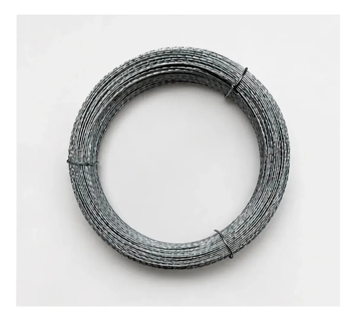 Arame Galvanizado Trançado 3x24 Bwg 24 1kg Cinza