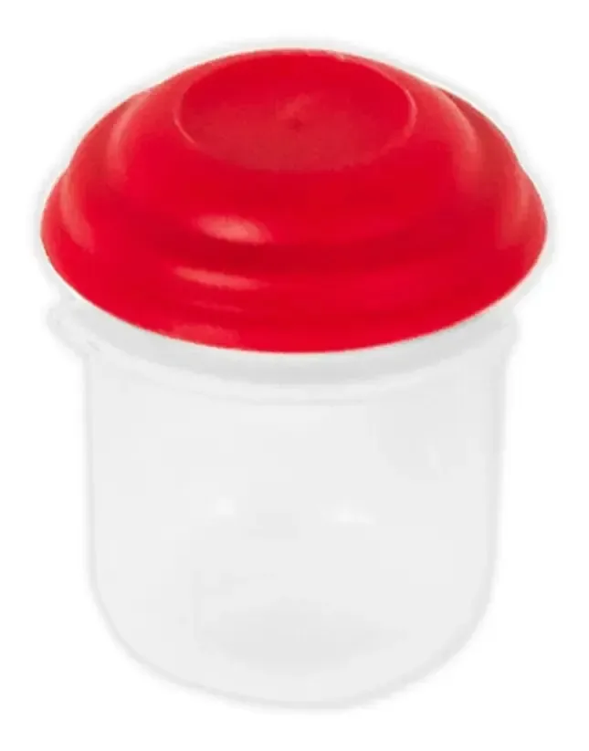 Recipiente redondo hermético 125 ml Ovni #1 Red