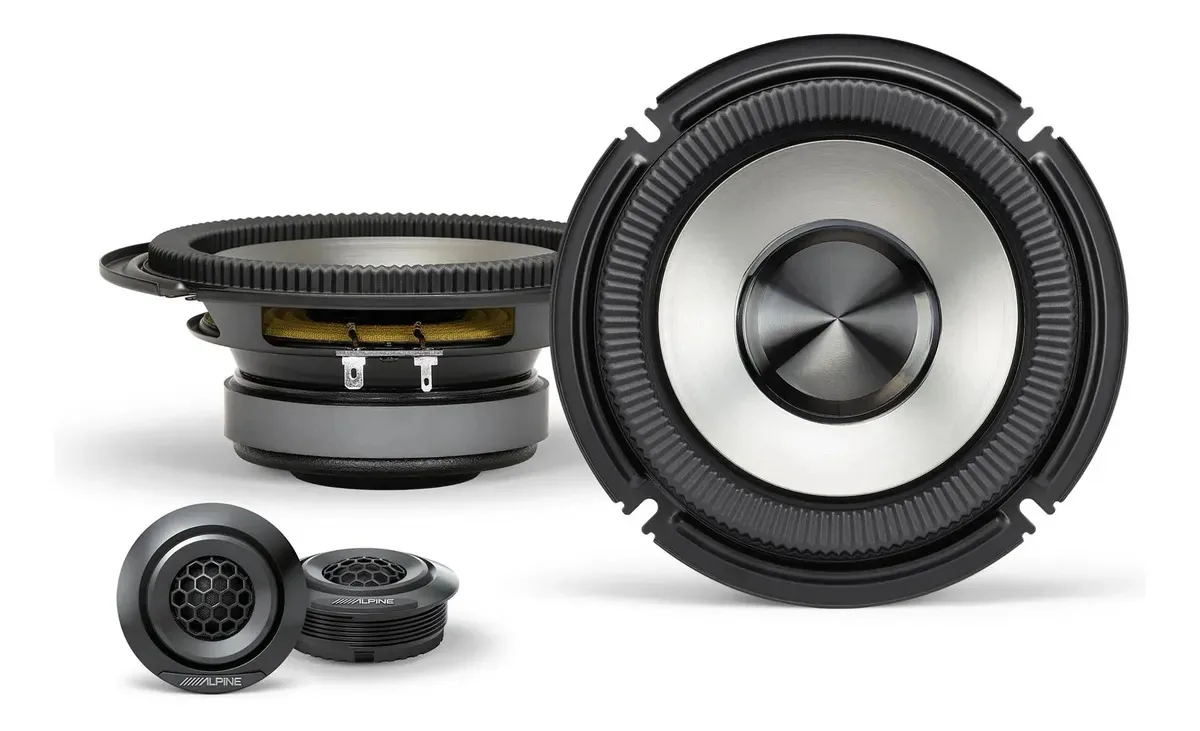 Conjunto De Alto-falantes Componentes Alpine Brv-s65c 6.5 Ba