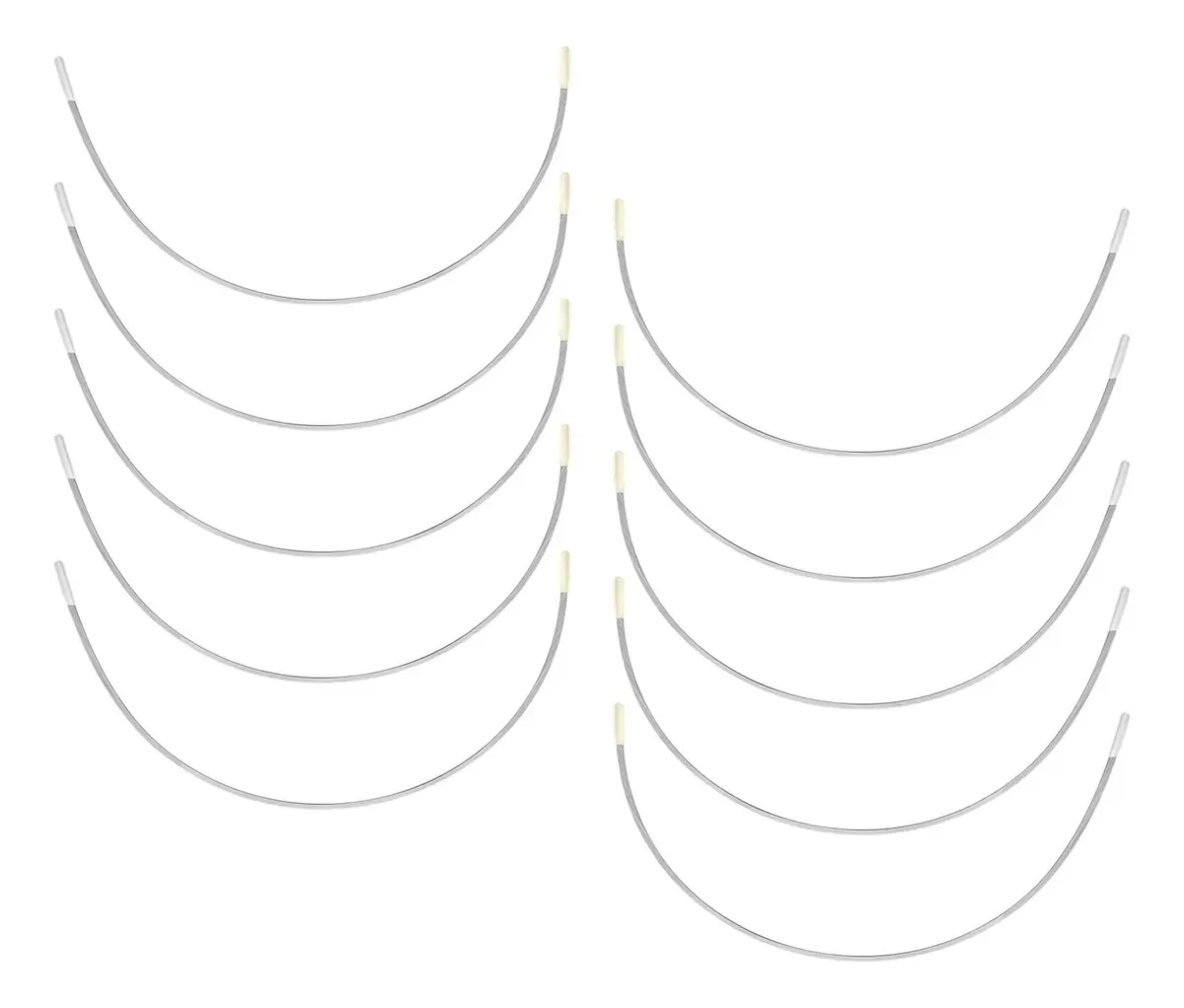 12 pares de aros de suporte reutilizáveis 12 pares de anéis D