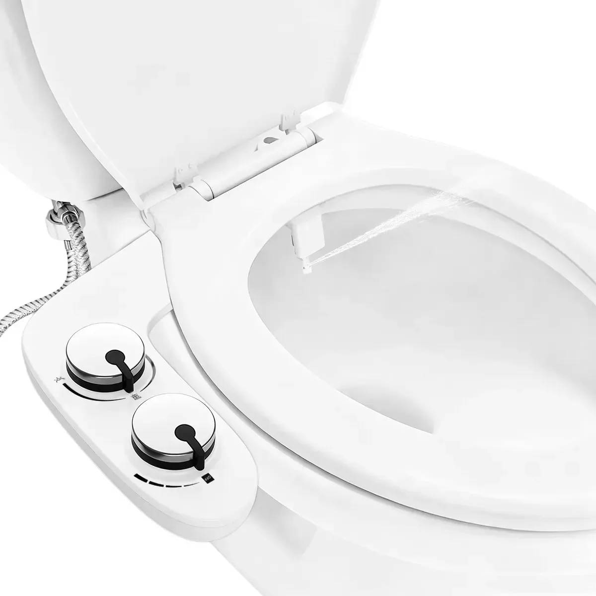 Acessório de bidê de banheiro para Nodoro Easy Installation 3 Modes White