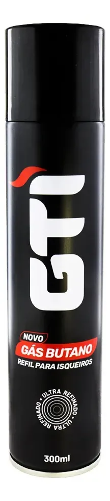 Gás Butano Gti P/ Recarregar Isqueiro 300ml