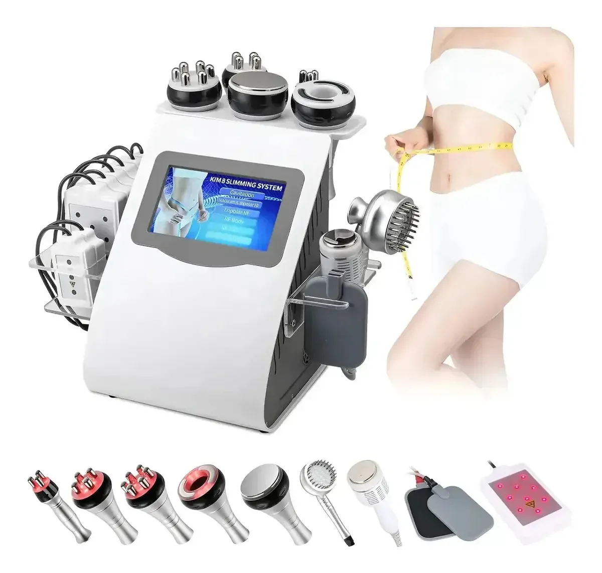 Máquina multifuncional de cosmetologia 40k para queima de gordura 9 em 1