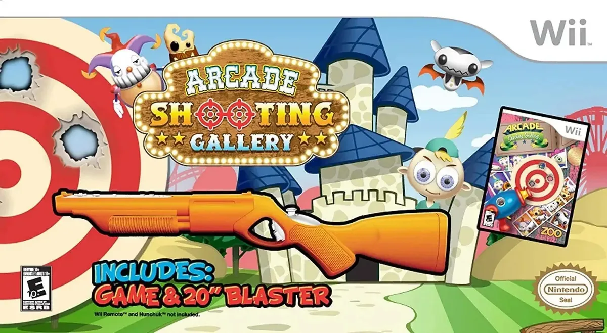 Arcade Shooting Gallery Bundle - Nintendo Wii