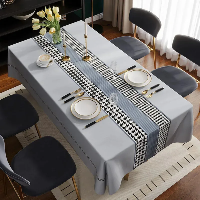 Coberturas retangulares para mesa de PVC impermeáveis 1,4 x 2,2 m estilo 3