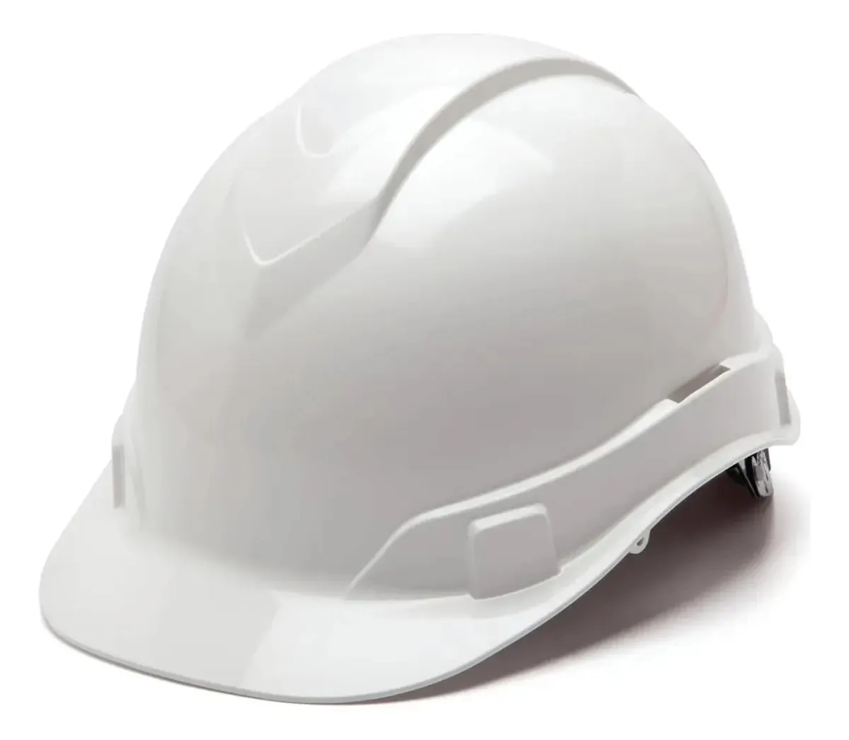 Capacete de segurança leve com proteção e ventilação branco