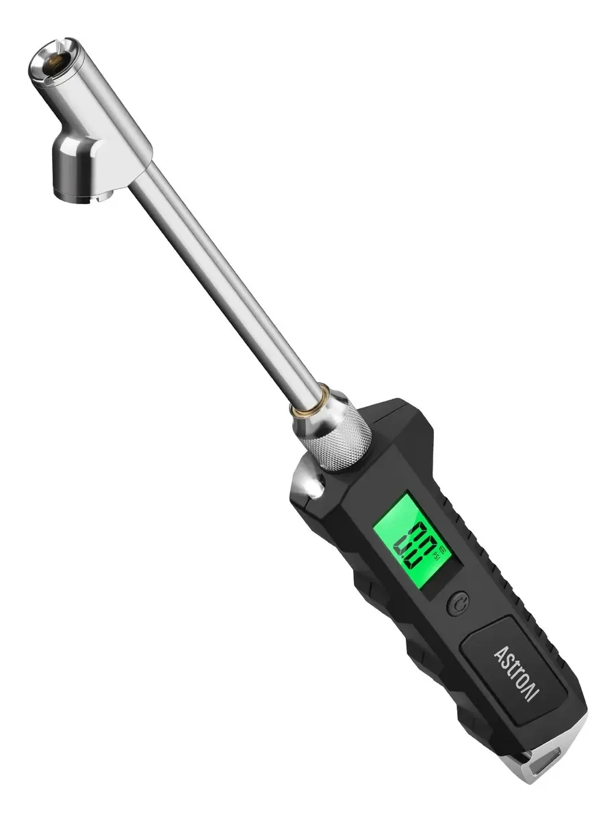Medidor de Pressão Digital para Pneus AstroAI, 230 PSI de Alta Precisão, com Lanterna e Tela LCD Retroiluminada para Caminhões e Carros