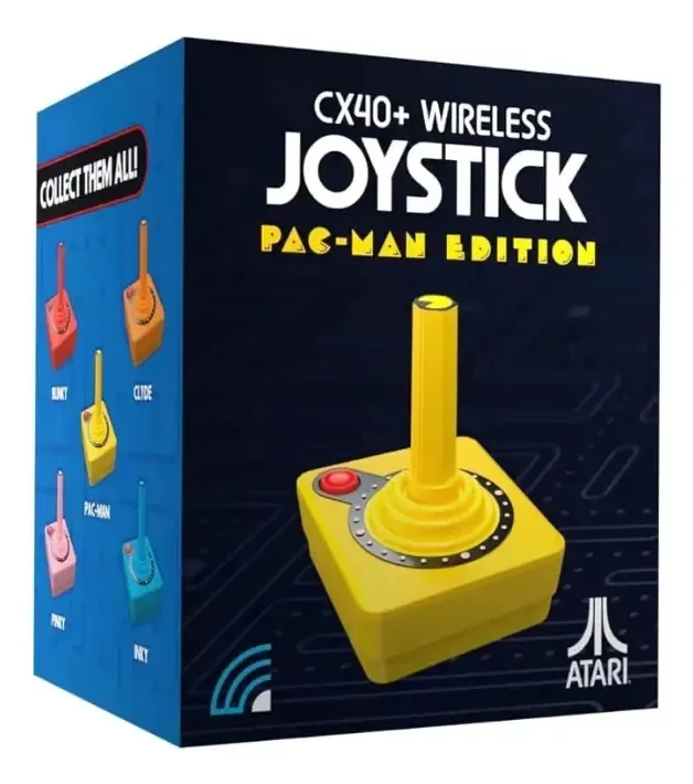 Controle Joystick Atari Cx40+ Ghost Edition Pac-man (yellow) Amarelo