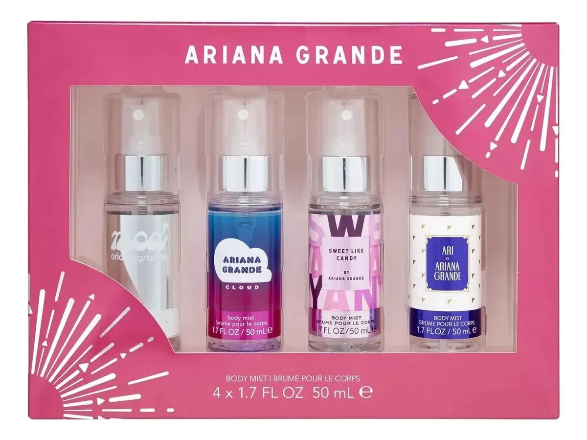Conjunto de névoas corporais Ariana Grande 4 x 50 ml