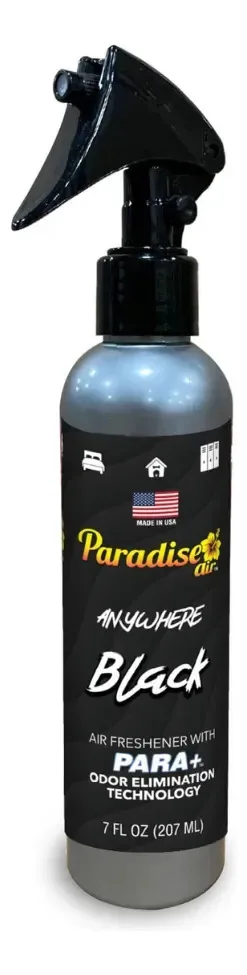 Purificador de ar para carro Air Anywhere Odor Black Paradise preto