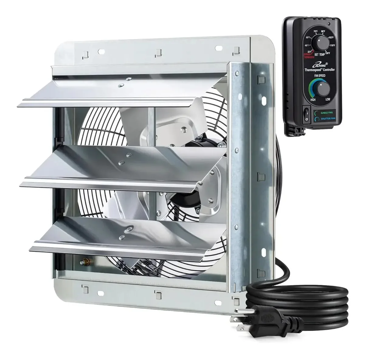 Exaustor automático com termostato e controle