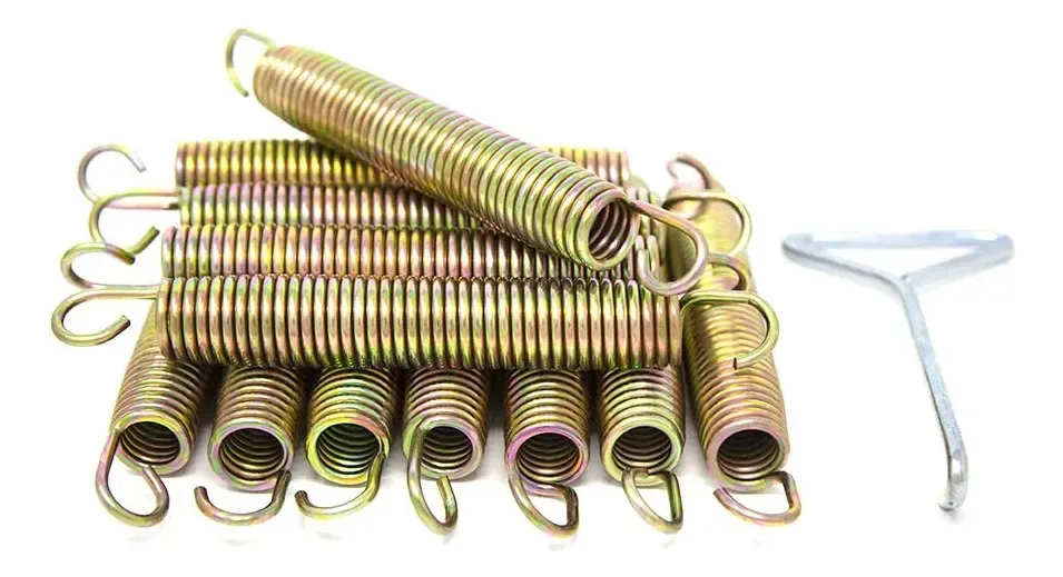 Conjunto de 12 Skywalker Trampoline Springs 6.5 () com E. Verde escuro