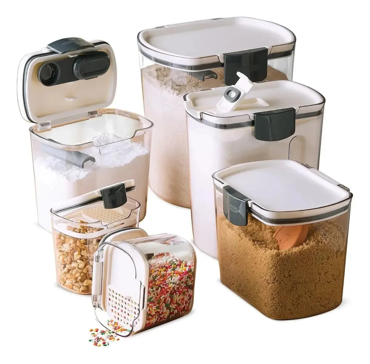 Conjunto de recipientes de cozimento herméticos - 6