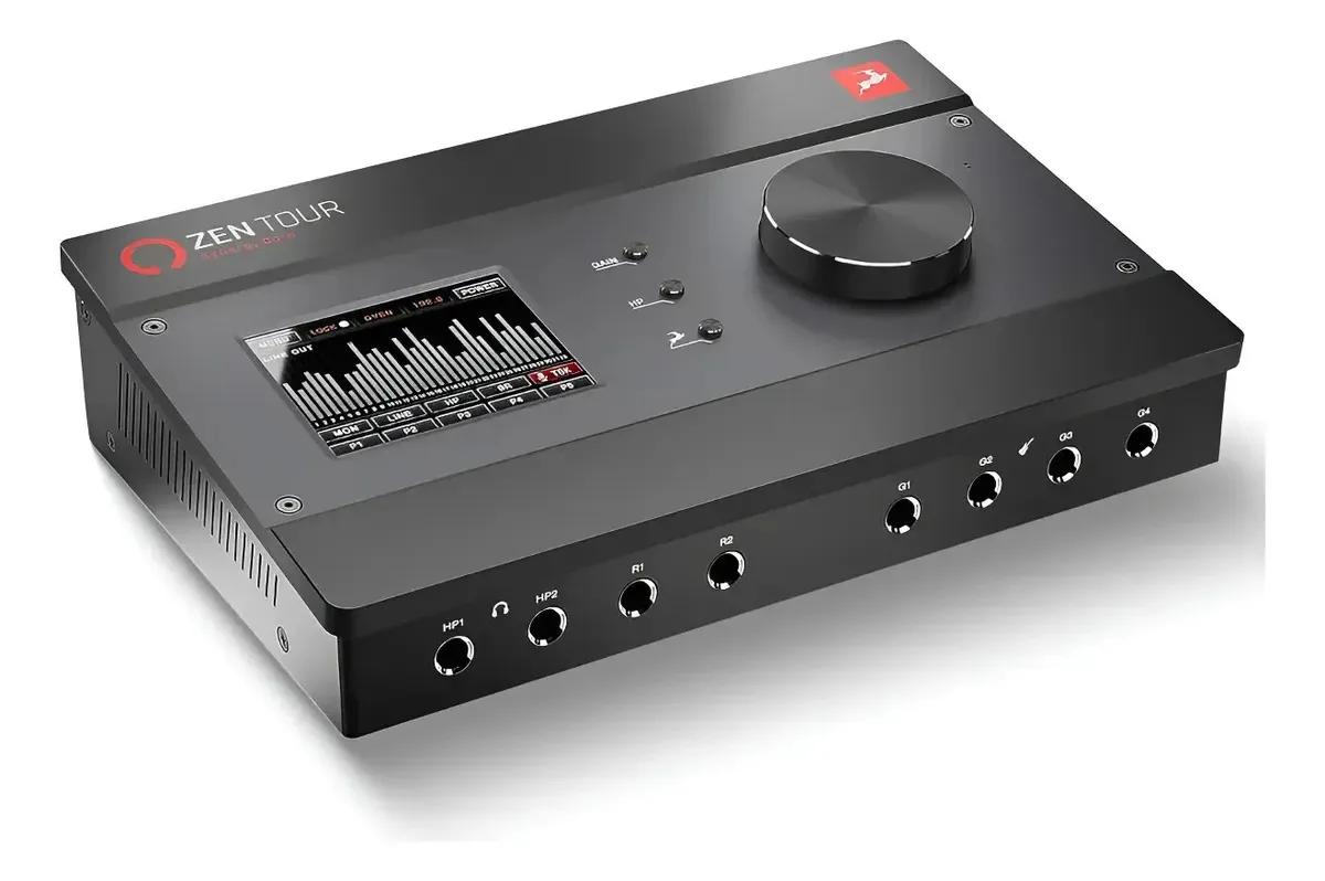 Interface de áudio portátil com processador FX e conectividade