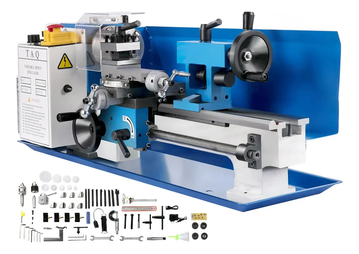 Mini torno torneado de metal Vevor 550W 180x300mm