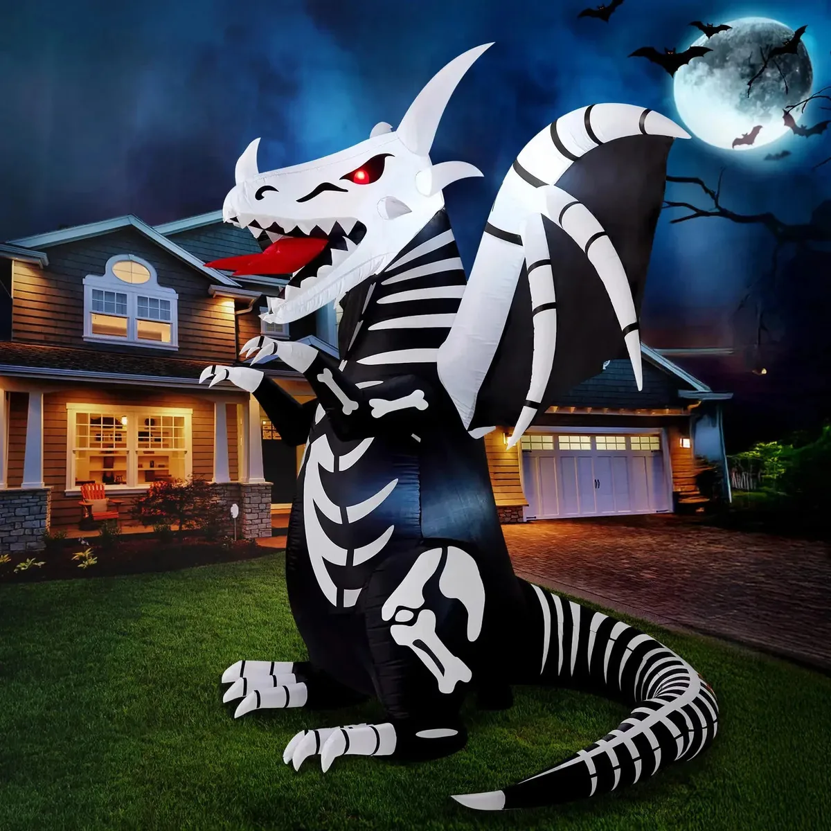 Infláveis de Halloween Joiedomi de 9,2 pés de comprimento para De