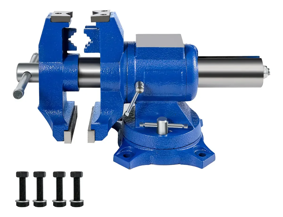 Banco multifuncional Vevor Bench Screw De Vicio 6" Azul