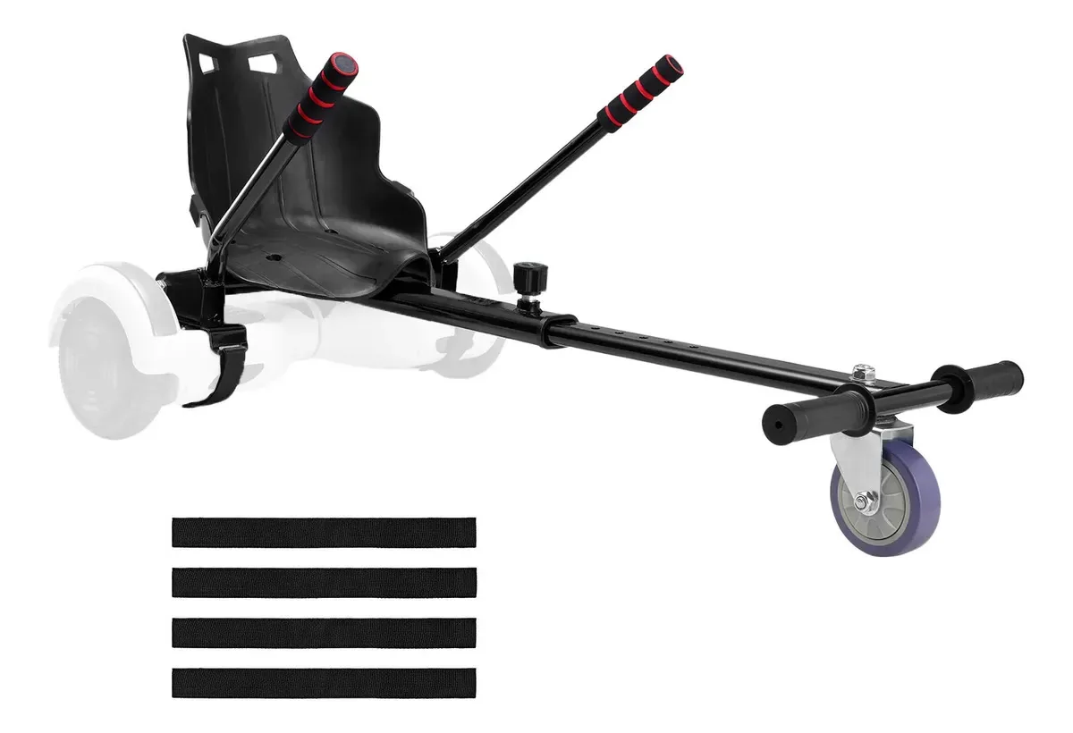 Acessório ajustável para assento de prancha Vevor Go Kart 100 kg preto