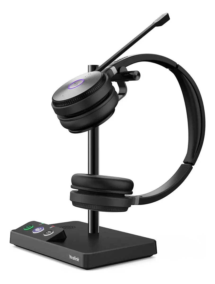 Fones de ouvido Yealink Wh62 Dual Teams - Dect