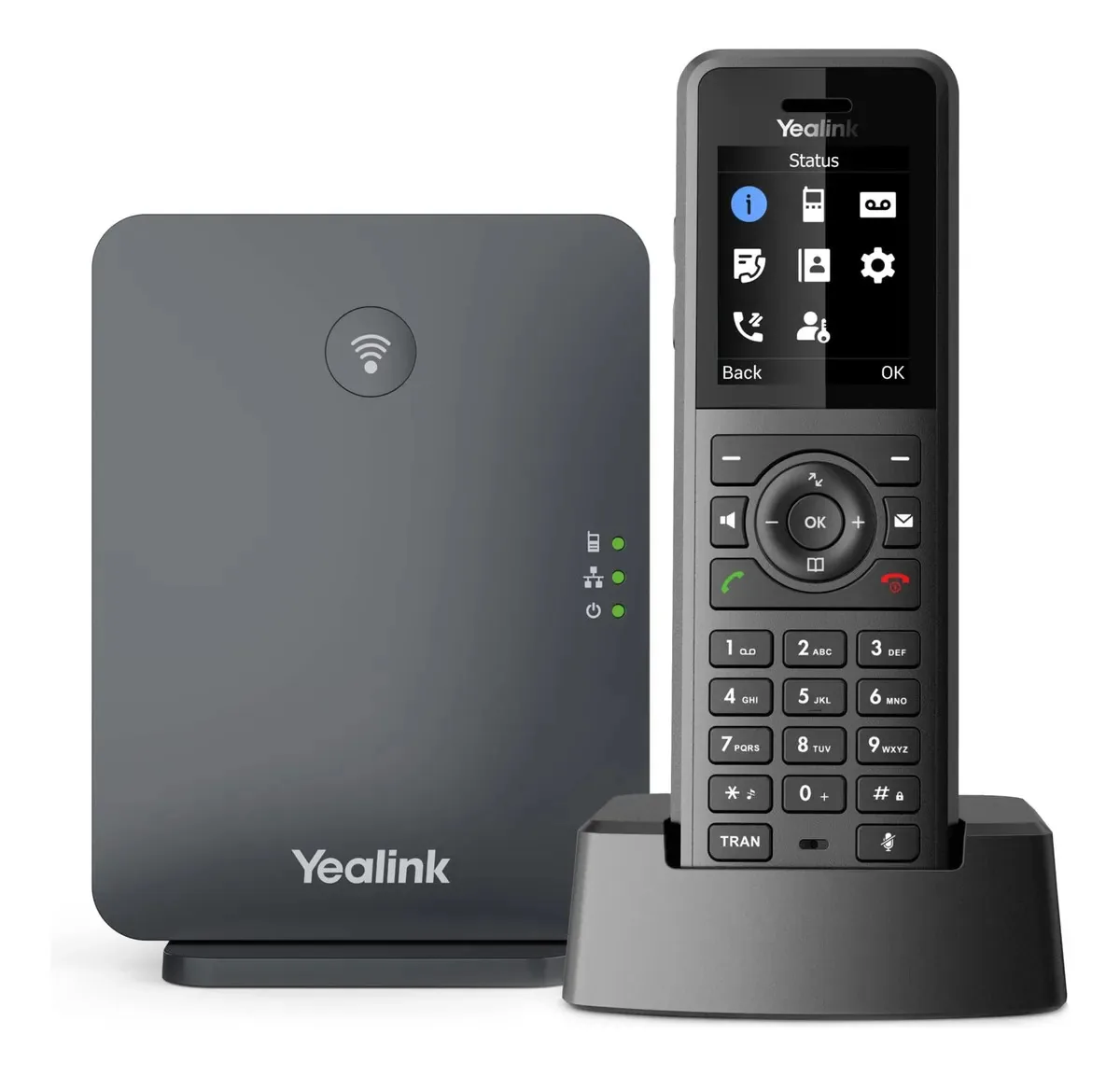 Telefone IP Yealink W77p - sem fio e com fio - Dect