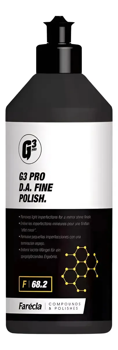 Polidor fino Farecla G3 Pro, polidor fino, branqueador, 500 ml