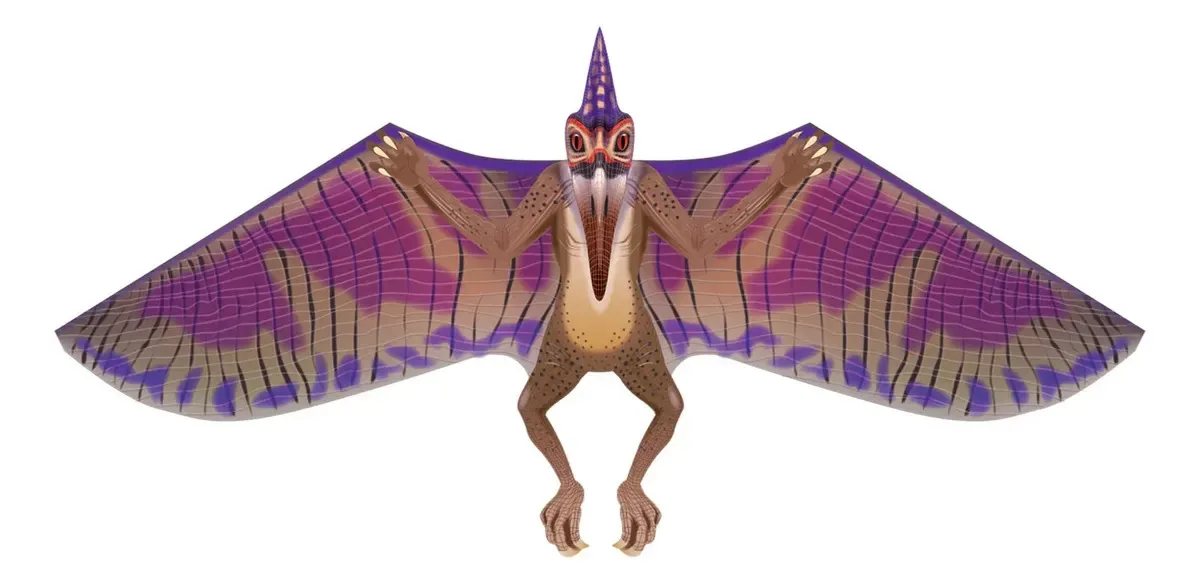 Nome do design de pipas de dinossauro de nylon Ripstop de ultra-alta resolução