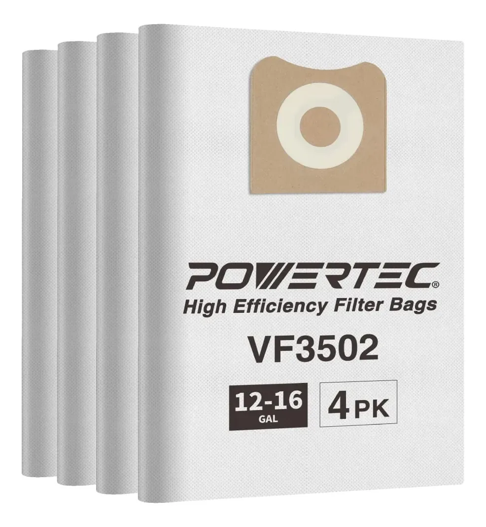 Sacos de aspirador Powertec 23743 Vf3502 tamanho A para