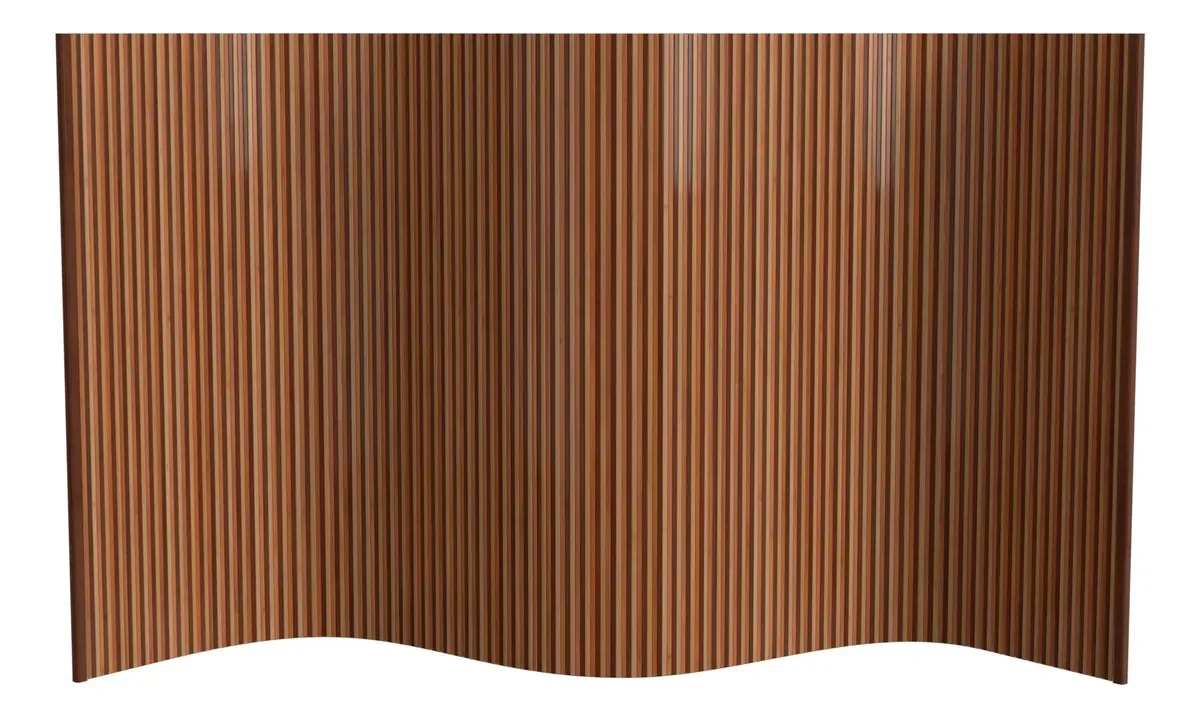 Tela ondulada de bambu de 4 pés de altura - Triple Expre. Bambu