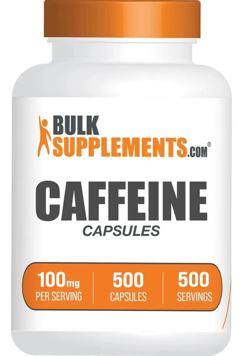 Suplementos a granel Cafeína 500 em cápsulas