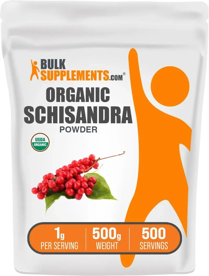 Suplementos a granel Schisandra Organic Powder 500g