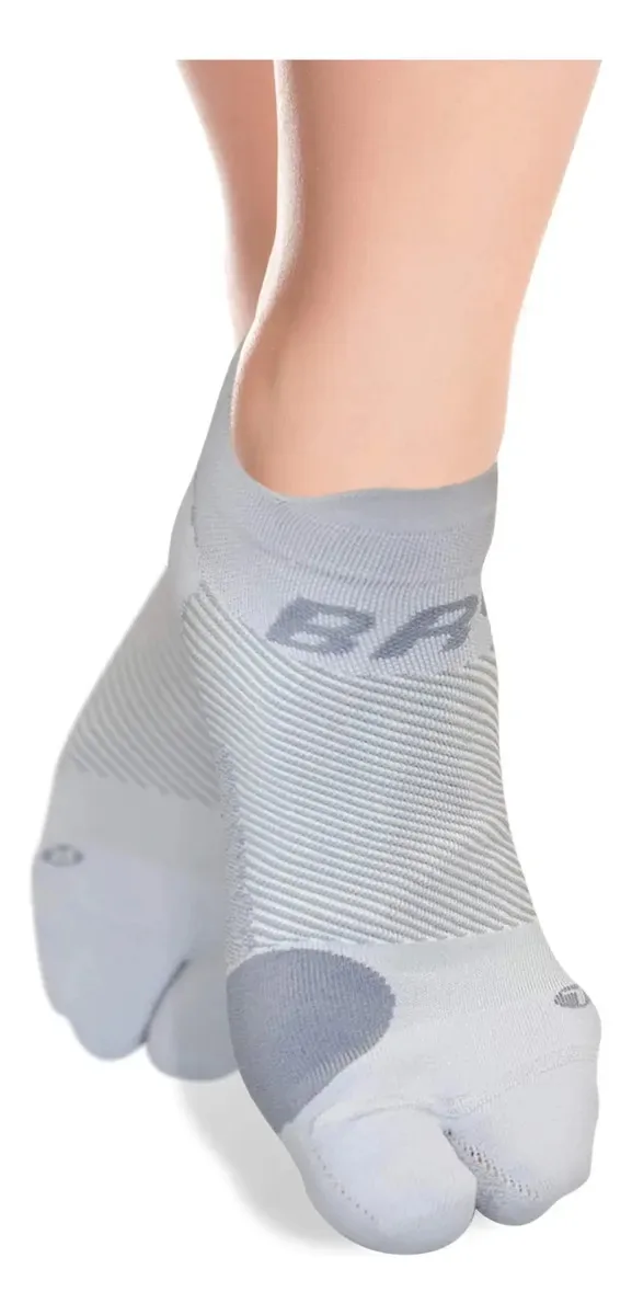 Corretor de joanete meias Orthosleeve Calcetín corrector de juanetes cinza