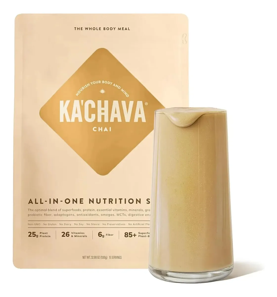 Mistura de batidos multifuncional Ka'chava Superfood 930 grs Chai