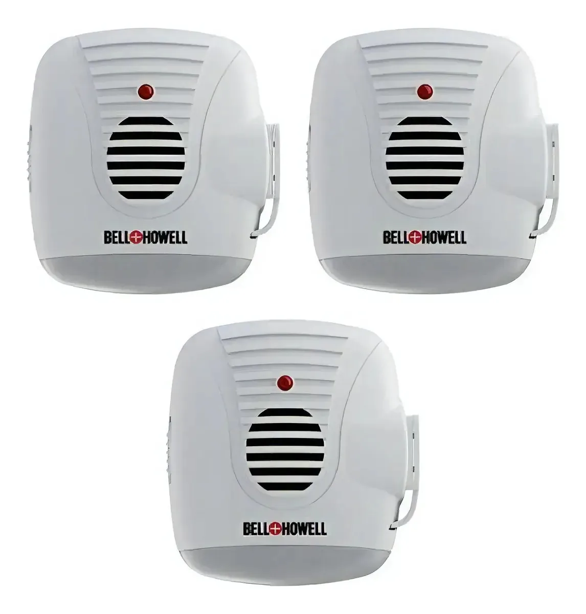 Repelente ultrassônico de pragas Bell+Howell com entrada de ar condicionado e luz noturna (pacote com 3)