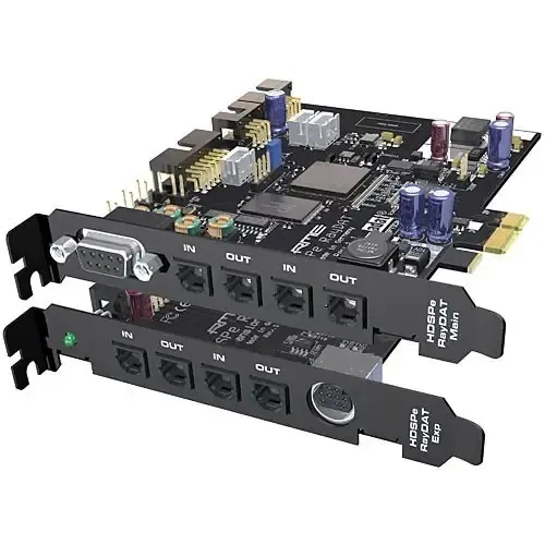 Interface De Áudio Digital Pci Rme Hdspe Raydat 36canais Preto
