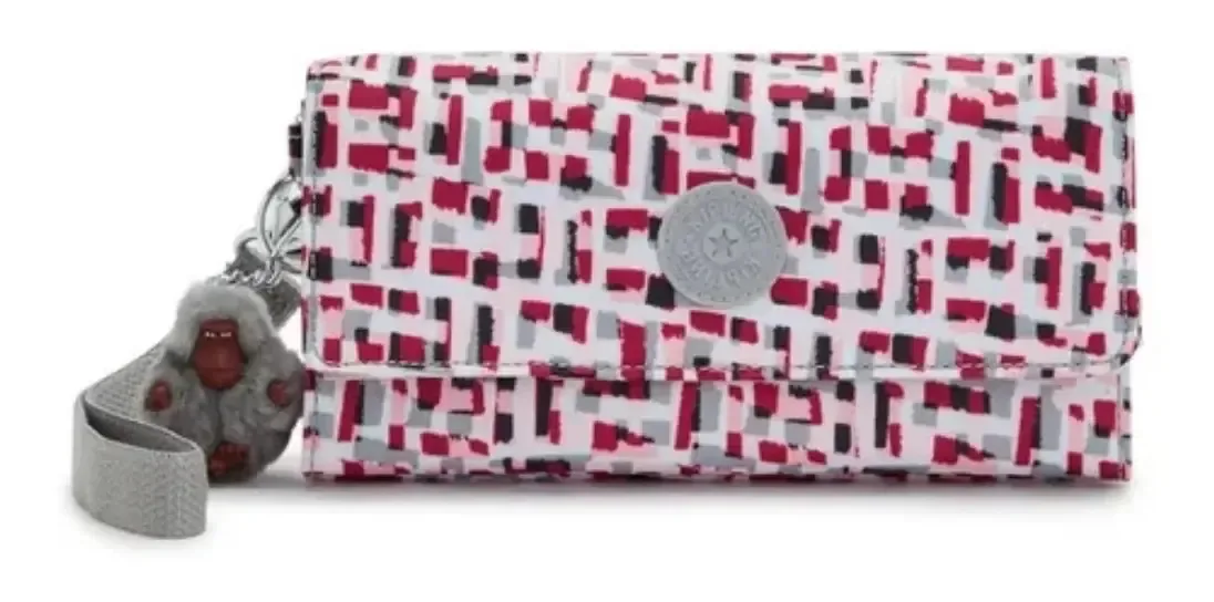 Carteira modelo Kipling Rubi Glamorous Tiles 100% colorida