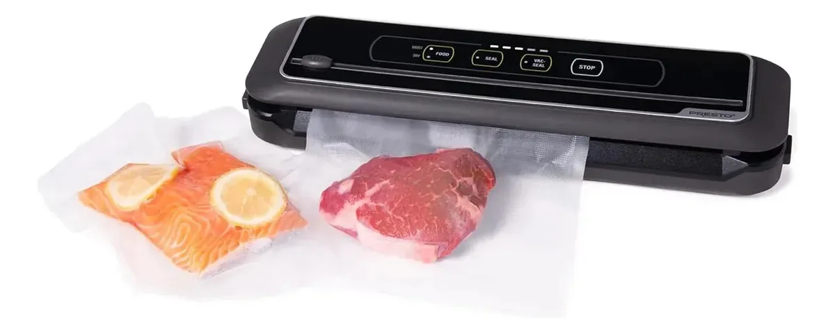 Seladora a vácuo elétrica compacta para alimentos frescos