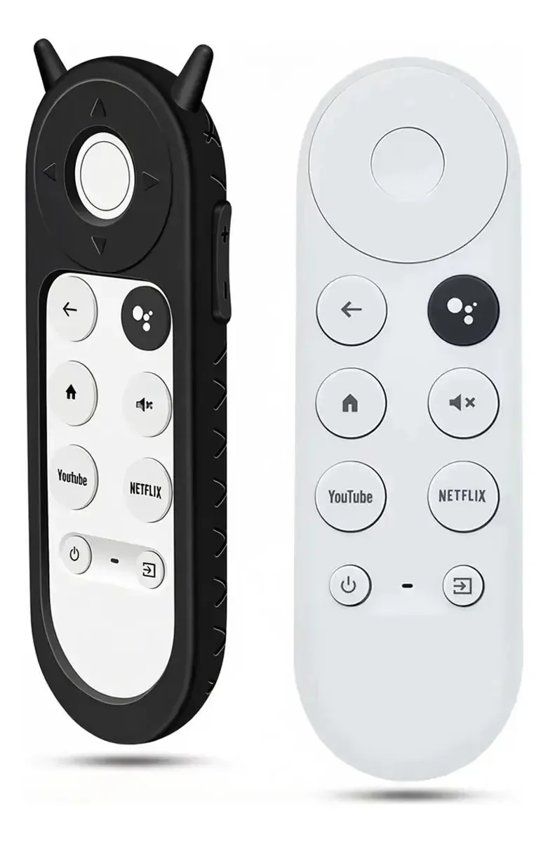 Controle remoto para Google Chromecast 4k cor branca