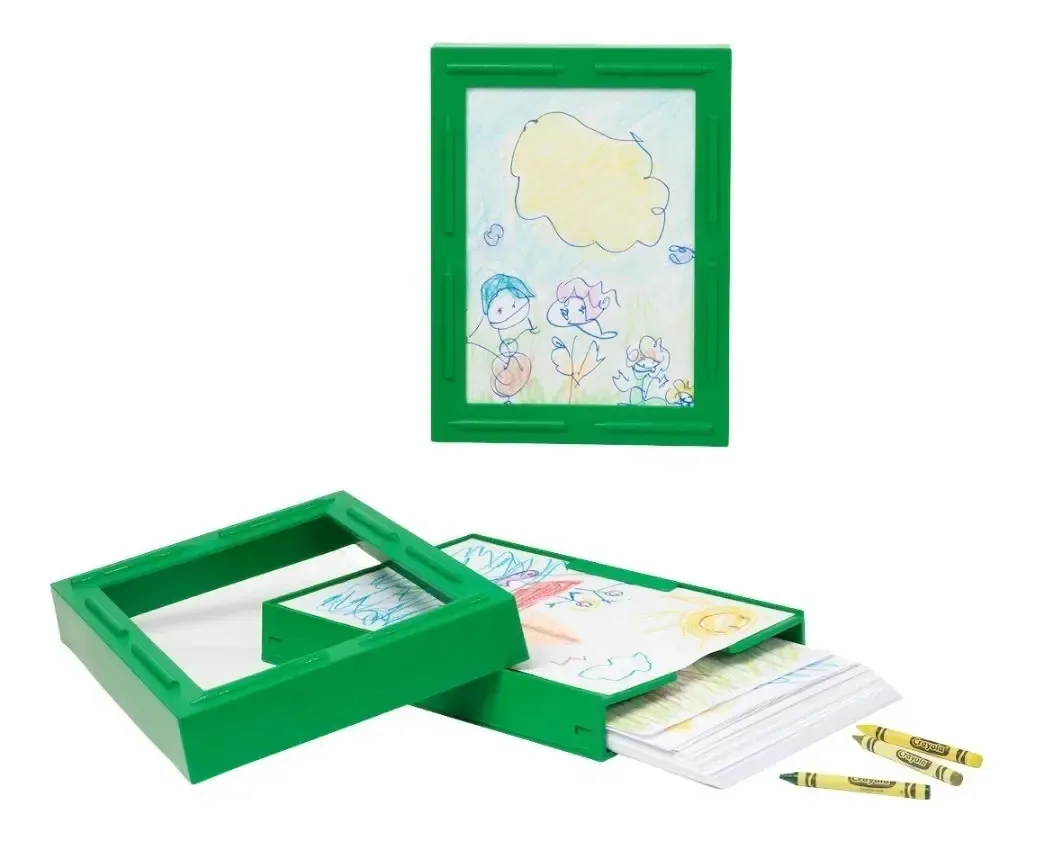 Porta-retratos, Moldura para retrato Crayola, Ornamento verde