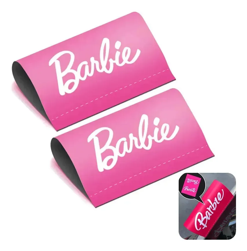 2 peças de etiqueta para carro Barbie De Motos Y Stickers Autos