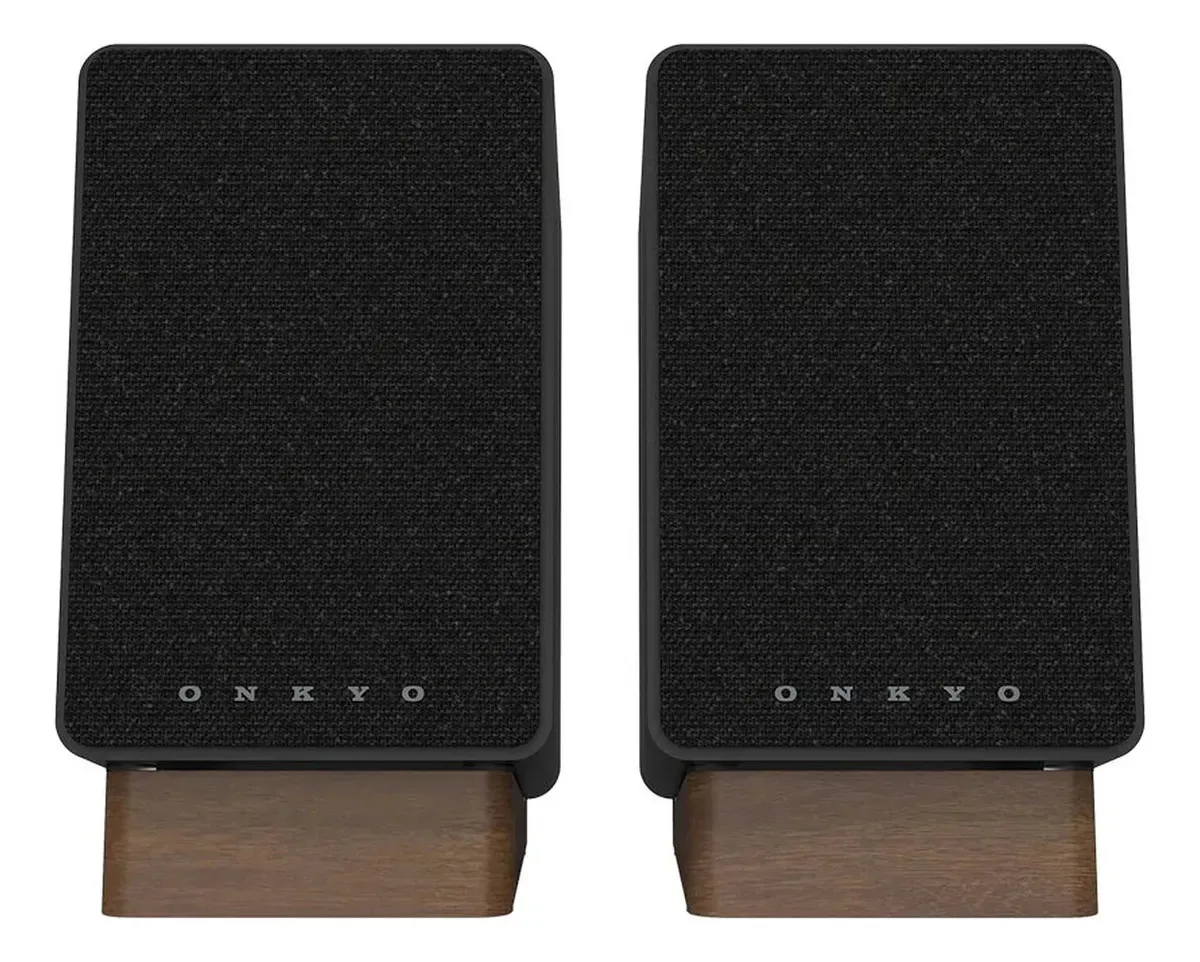 Monitores de áudio amplificados Bluetooth Onkyo GX30arc pretos