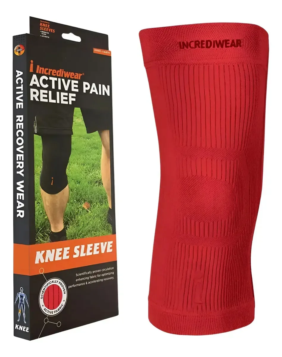 Joelheiras Incrediwear Knee Brace para dores na rede