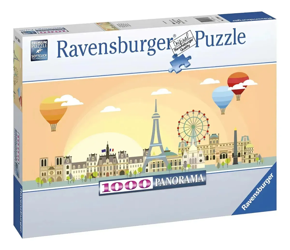 Quebra-cabeças panorâmicos da Ravensburger Paris