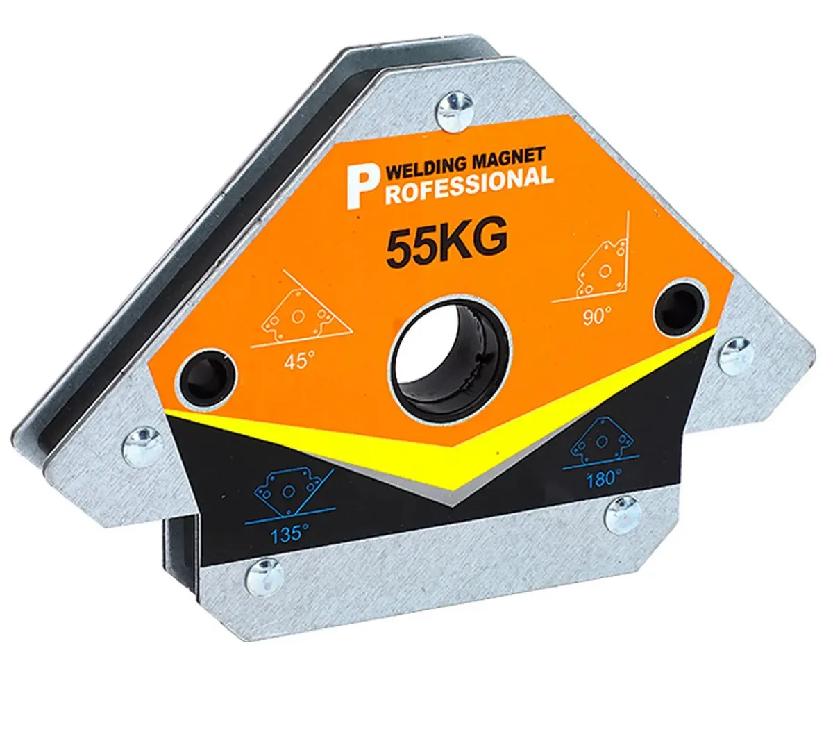 Quadrado de Soldagem Magnética Cyberlite 4" - Carga 55 Kg