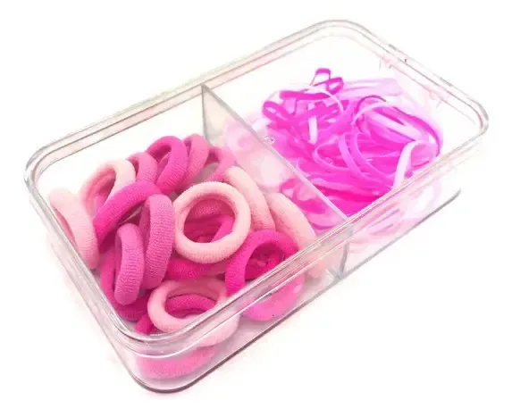 Pacote: coletes e elásticos para cabelos femininos, misture as cores rosa