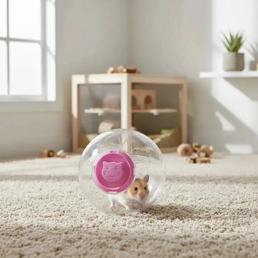 Ball Ball Ball Sliding Ball For Hamster Exercise Toy Wheel Roedores Animais de estimação Ventilação transparente 16 cm, interativa, portátil, segura, pequena, pequena, pequena cobaia, fitness,...