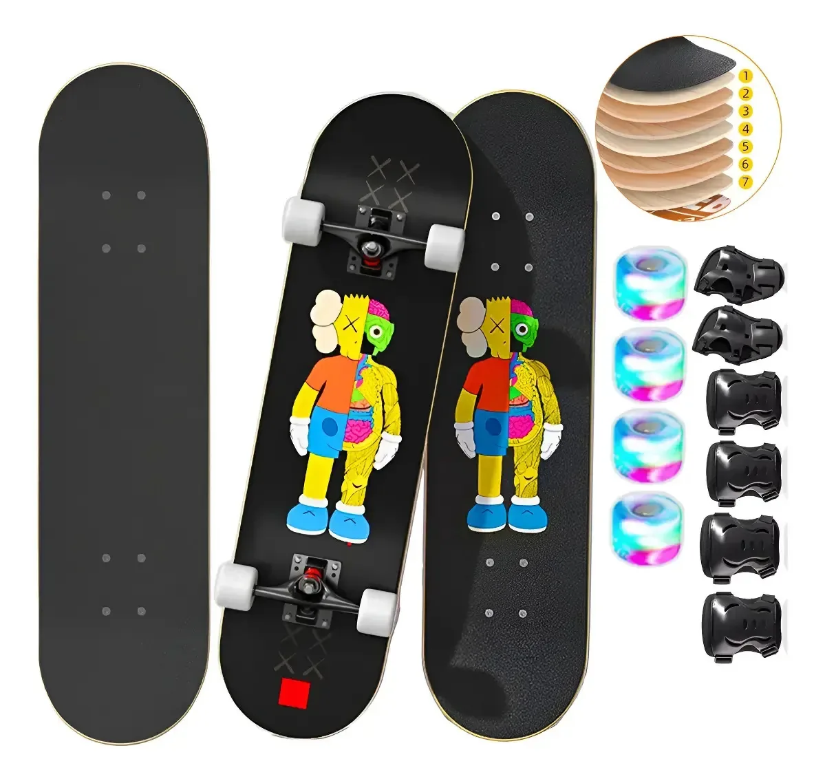 Skate impresso 78cm