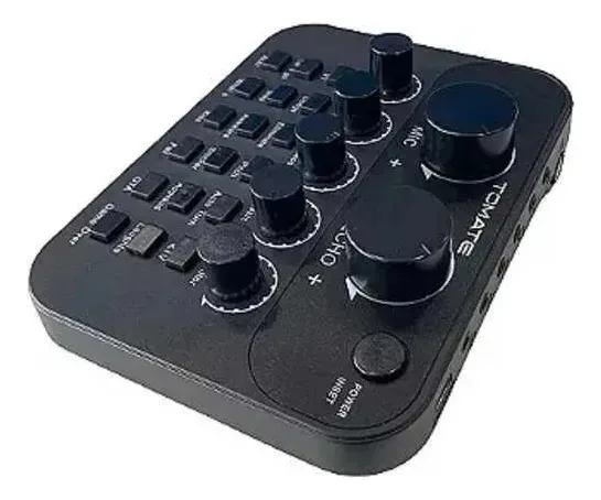 Mesa De Som Digital Mixer Efeitos Para Podcast Live Karaokê