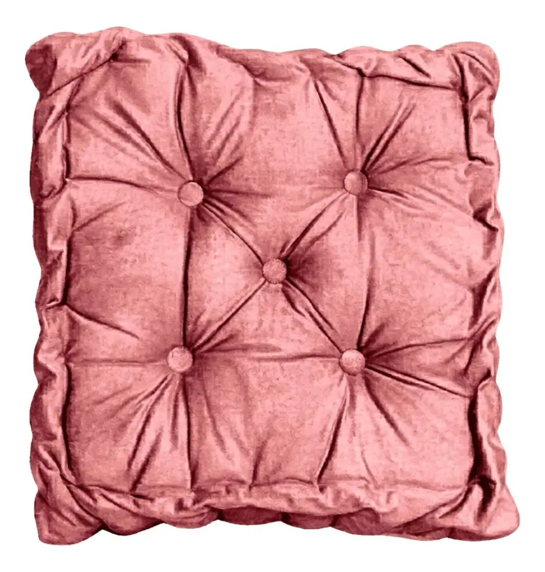 Almofada Quadrada Casas Valencia Diversos 50x50cm Suede Rose Liso
