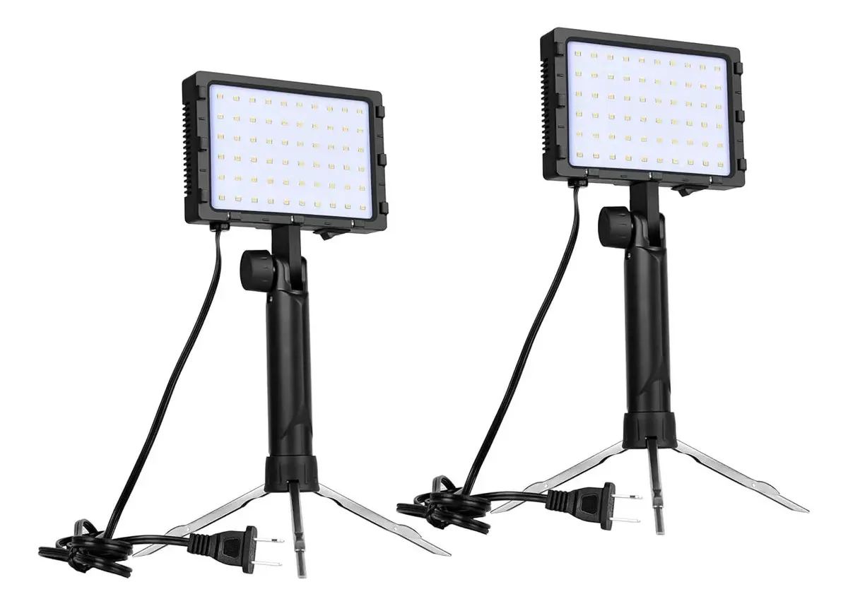 Kit de iluminação LED portátil para fotografia e vídeo